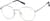 Angle view of Sail Away Glasses 3240111 in Silver thumbnail