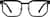 Front view of Square Glasses 3240221 in Black thumbnail