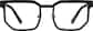Front view of Geometric Glasses 3240221 in Black thumbnail