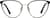 Front view of Page Glasses 3240321 in Black thumbnail