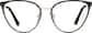 Front view of Cat-Eye Glasses 3240321 in Black thumbnail