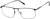 Angle view of Rectangle Glasses 3240416 in Blue thumbnail