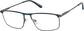 Angle view of Rectangle Glasses 3240416 in Blue thumbnail