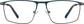 Front view of Rectangle Glasses 3240416 in Blue thumbnail