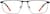 Front view of Rectangle Glasses 3240421 in Black thumbnail
