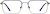 Front view of Browline Glasses 3240516 in Blue thumbnail