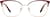 Front view of Cat-Eye Glasses 3240618 in Red thumbnail
