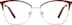 Cat-Eye Glasses 3240618 in Red