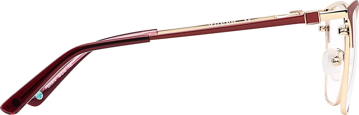 Side view of Cat-Eye Glasses 3240618 in Red