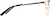 Side view of Cat-Eye Glasses 3240621 in Black thumbnail