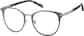 Angle view of Round Glasses 3240712 in Gray thumbnail