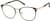 Angle view of Round Glasses 3240715 in Brown thumbnail