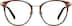Round Glasses 3240715 in Brown