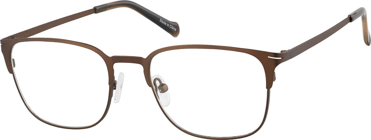 Angle view of Square Glasses 3240815 in Brown