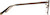 Side view of Square Glasses 3240815 in Brown thumbnail