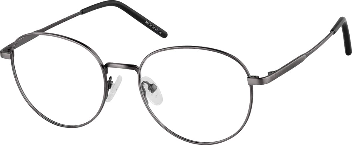 Angle view of Round Glasses  3240912 in Gray