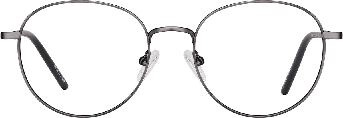 Front view of Round Glasses  3240912 in Gray