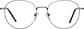 Front view of Round Glasses 3240912 in Gray thumbnail