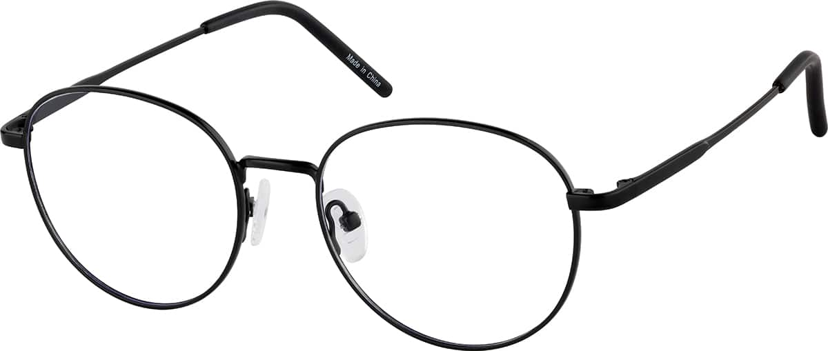 Angle view of Round Glasses  3240921 in Black