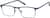 Angle view of Rectangle Glasses  3241016 in Blue thumbnail
