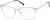 Angle view of Browline Glasses 3241119 in Rose Gold thumbnail