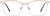 Front view of Browline Glasses 3241119 in Rose Gold thumbnail