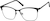 Angle view of Square Glasses  3241121 in Black thumbnail