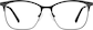 Front view of Browline Glasses 3241121 in Black thumbnail