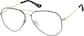 Angle view of Aviator Glasses 3241221 in Black thumbnail