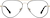 Front view of Aviator Glasses 3241221 in Black thumbnail