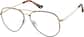 Angle view of Aviator Glasses 3241225 in Tortoiseshell thumbnail