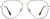Front view of Aviator Glasses 3241225 in Tortoiseshell thumbnail
