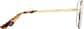 Side view of Aviator Glasses 3241225 in Tortoiseshell thumbnail