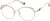 Angle view of Round Glasses 3241415 in Ecru thumbnail