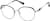 Angle view of Round Glasses 3241416 in Navy thumbnail