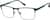 Angle view of Rectangle Glasses 3241524 in Green thumbnail