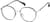 Angle view of Round Glasses 3241612 in Gray thumbnail