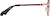 Side view of Round Glasses 3241618 in Red thumbnail