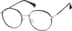 Round Glasses 3241621 in Black