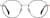 Front view of Round Glasses 3241621 in Black thumbnail