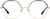 Front view of Round Glasses 3241819 in Pink thumbnail