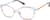 Angle view of Cat-Eye Glasses 3241916 in Blue thumbnail
