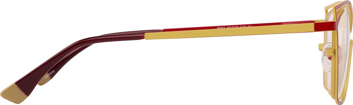 Side view of Cat-Eye Glasses 3241918 in Red