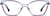 Front view of Cat-Eye Glasses 3241936 in Blue thumbnail