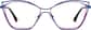 Front view of Cat-Eye Glasses 3241936 in Blue thumbnail