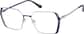 Angle view of Geometric Glasses 3242016 in Blue thumbnail