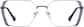 Front view of Geometric Glasses 3242016 in Blue thumbnail