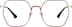 Geometric Glasses 3242118 in Burgandy