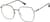 Angle view of Geometric Glasses 3242121 in Black thumbnail