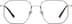 Geometric Glasses 3242315 in Brown